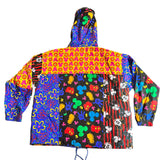 MICKEY & CO rainbow patchwork jacket windbreaker Medium