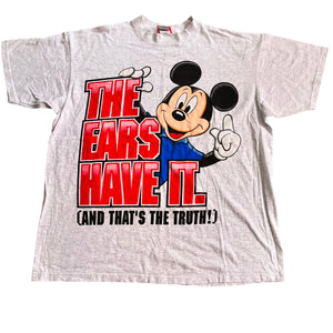 Disney Designs Mickey The Ears Have It Gray Shirt XXL