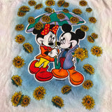 Mickey Unlimited Mickey Minnie Sunflower Tank Top Medium