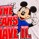 Disney Designs Mickey The Ears Have It Gray Shirt XXL