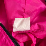 Mickey Unlimited Nylon Windbreaker Raincoat Jacket Pink Medium