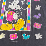 Mickey Unlimited Mickey in Frame Black Multi Color Shirt OSFA One Size