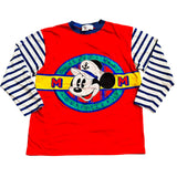 Mickey & Co Boating Captain Red Stripe Long sleeve shirt Large