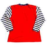 Mickey & Co Boating Captain Red Stripe Long sleeve shirt Large