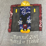 Mickey Tower of Terror Elevator Grey Shirt Extra Large XL