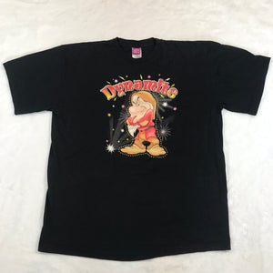 Grumpy Dynamite Black Shirt Snow White Dwarves Extra Large XL