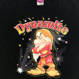 Grumpy Dynamite Black Shirt Snow White Dwarves Extra Large XL