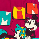 Minnie Hot Pink Tank Top Name Letter Blocks Extra Large XL