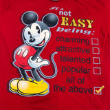 Mickey It's Not Easy Being Red Shirt Checklist Small