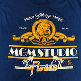 MGM Studio Florida Blue Shirt Lion Yellow White Large