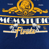 MGM Studio Florida Blue Shirt Lion Yellow White Large