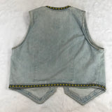 Winnie the Pooh JouJou Denim Jean Embroidered Vest Extra Large