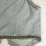 Winnie the Pooh JouJou Denim Jean Embroidered Vest Extra Large