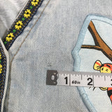 Winnie the Pooh JouJou Denim Jean Embroidered Vest Extra Large