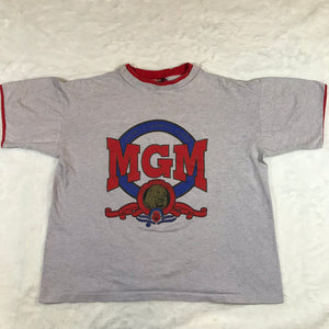 MGM Studios Grey Shirt Red Blue Double Layer Extra Large