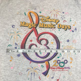 Disney Magic Music Days 2000 Fireworks Grey Shirt Extra Large