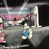 MGM Studios Airbrush Mickey Minnie Black Shirt Medium