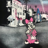 MGM Studios Airbrush Mickey Minnie Black Shirt Medium