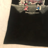 MGM Studios Airbrush Mickey Minnie Black Shirt Medium