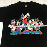 Mickey and Friends Workout Exercise Black Shirt Extra Large