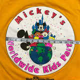 WDW Mickey's Worldwide Kids Party Yellow Shirt Extra Large